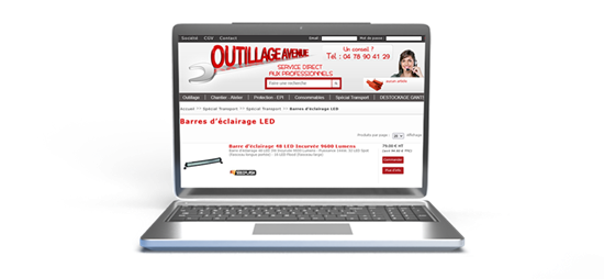 Site e-commerce Outillage Avenue